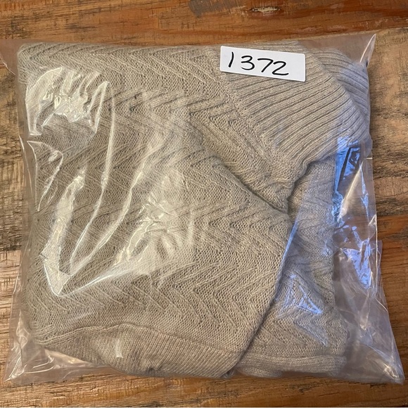 HAGGAR Herringbone Button Mock Neck Sweater size XL academia grandpa core - Picture 7 of 7